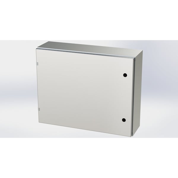 1/4 Turn Latch Electrical Enclosures, 24 in H, 8 in D, 30 in W, NEMA 3R, 4, 4X, 12, 13